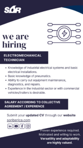 Job Opportunity: Electromechanical Technicians